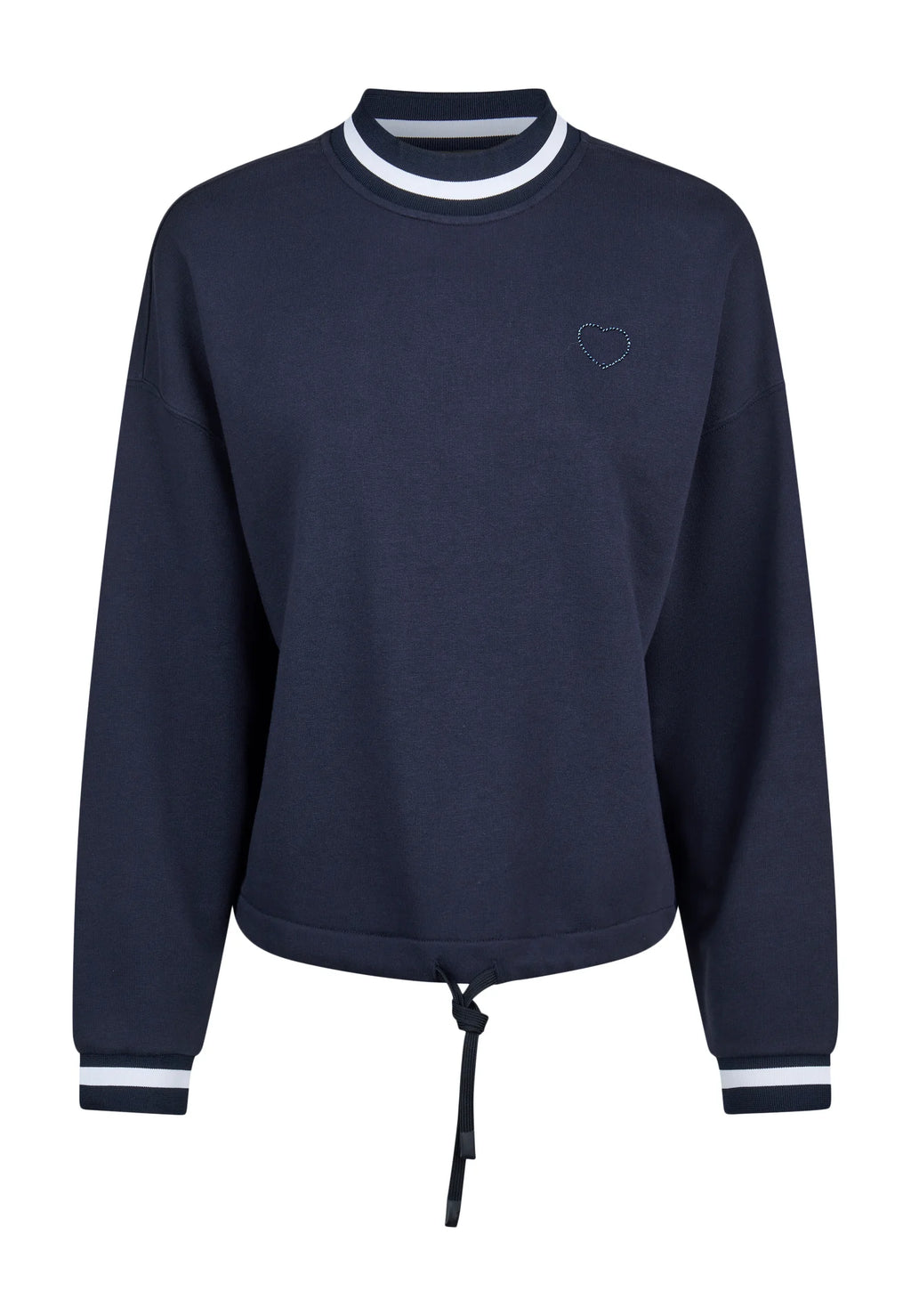 Marc Aurel - Navy Round Neck Top