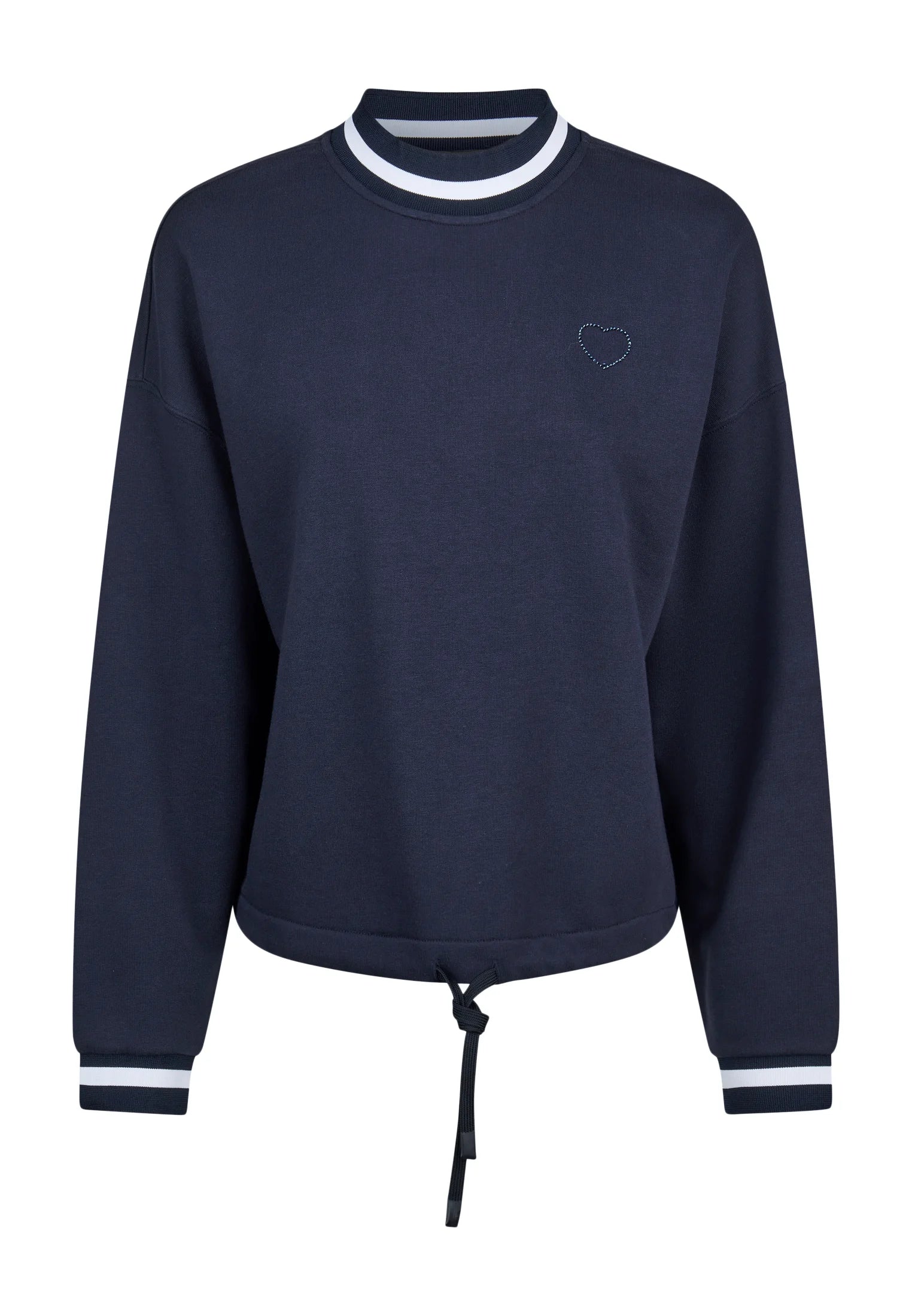 Marc Aurel - Navy Round Neck Top