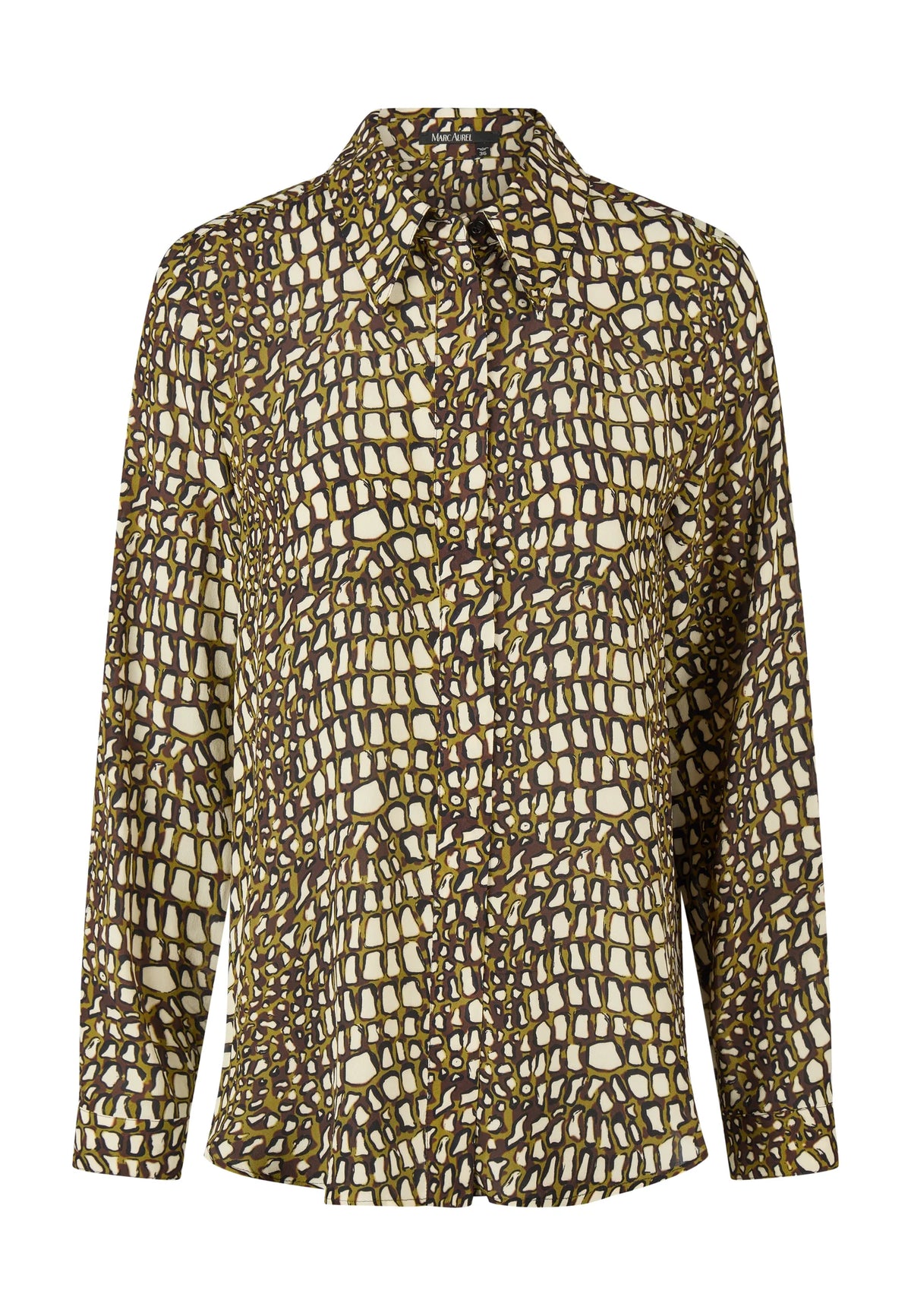 Marc Aurel - Olive Pattern Blouse