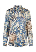 Marc Aurel - Pattern Button Blouse