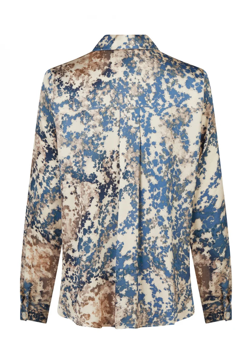 Marc Aurel - Pattern Button Blouse