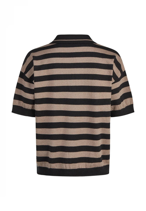 Marc Aurel - Polo Gold Stripe Shirt