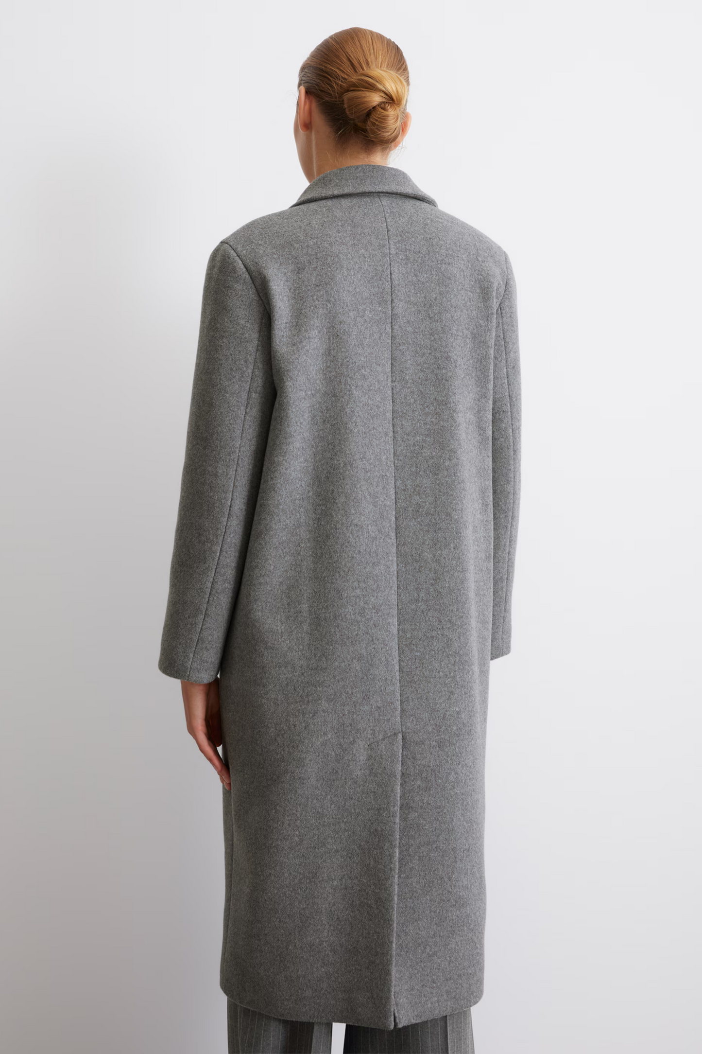 Marc O Polo - BLAZER COAT RELAXED MADE FROM A WOOL MIX IN GRAY