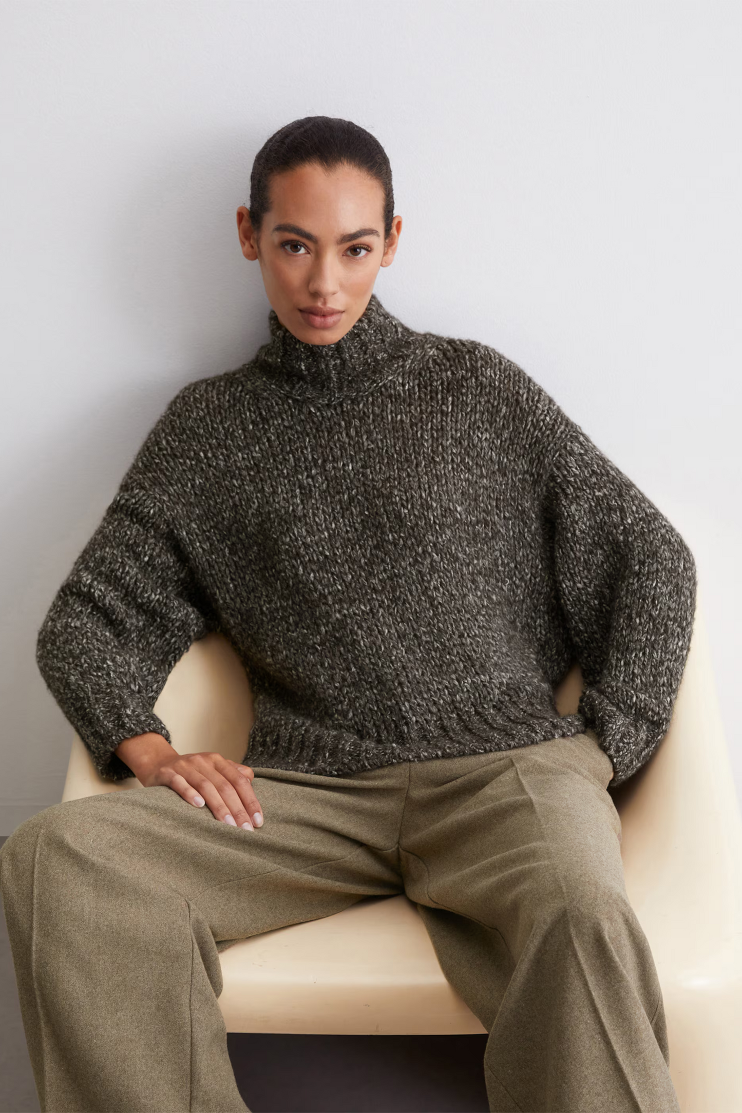 Marc O Polo - Deep Grey Wool Jumper