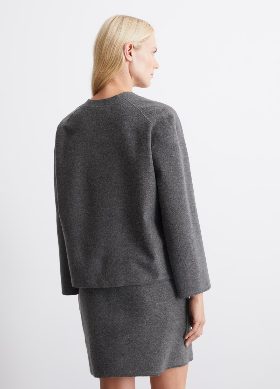 Marc O Polo - Grey Melange Relaxed Cardigan