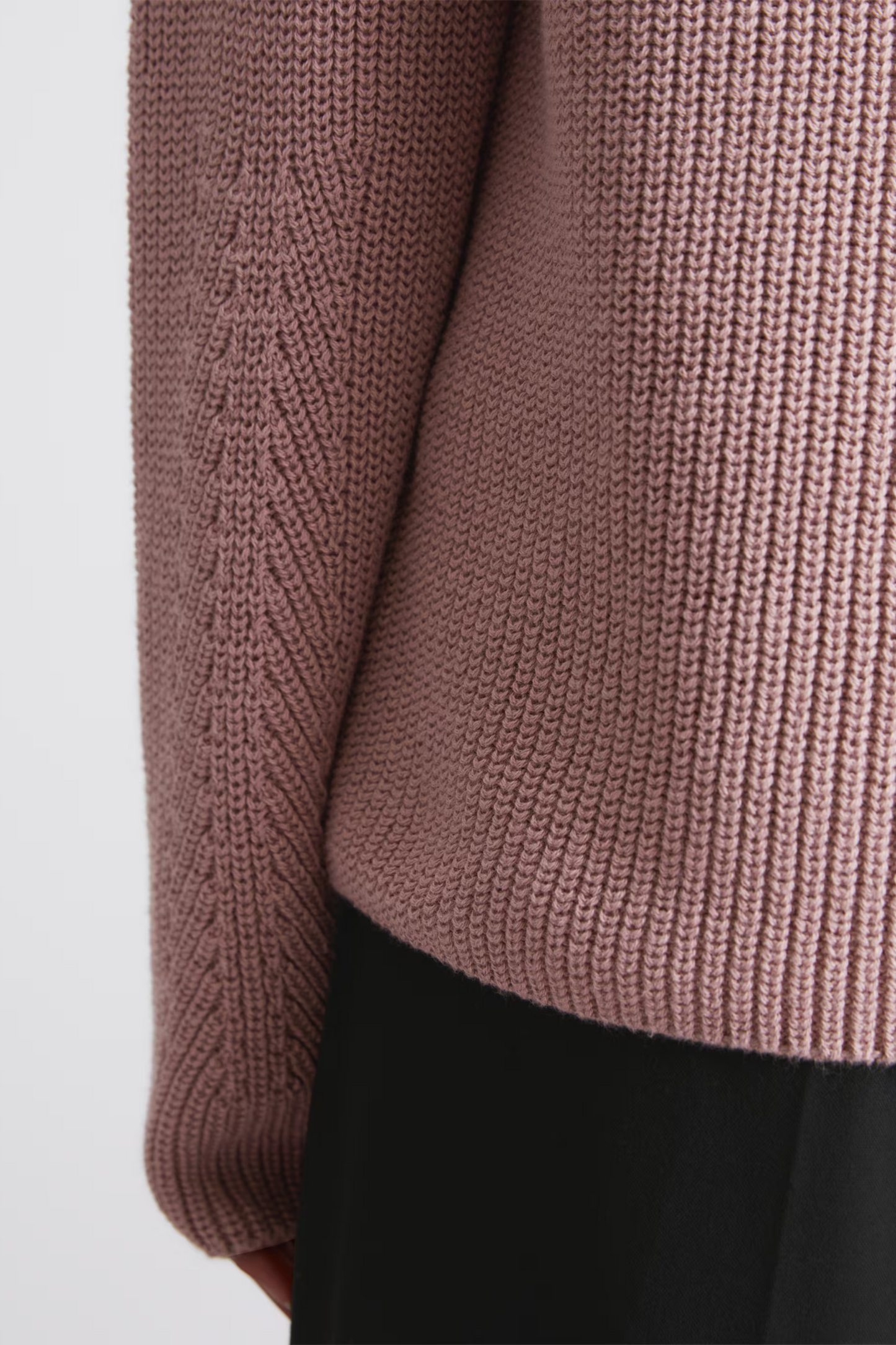 Dark Mauve Organic Cotton Jumper