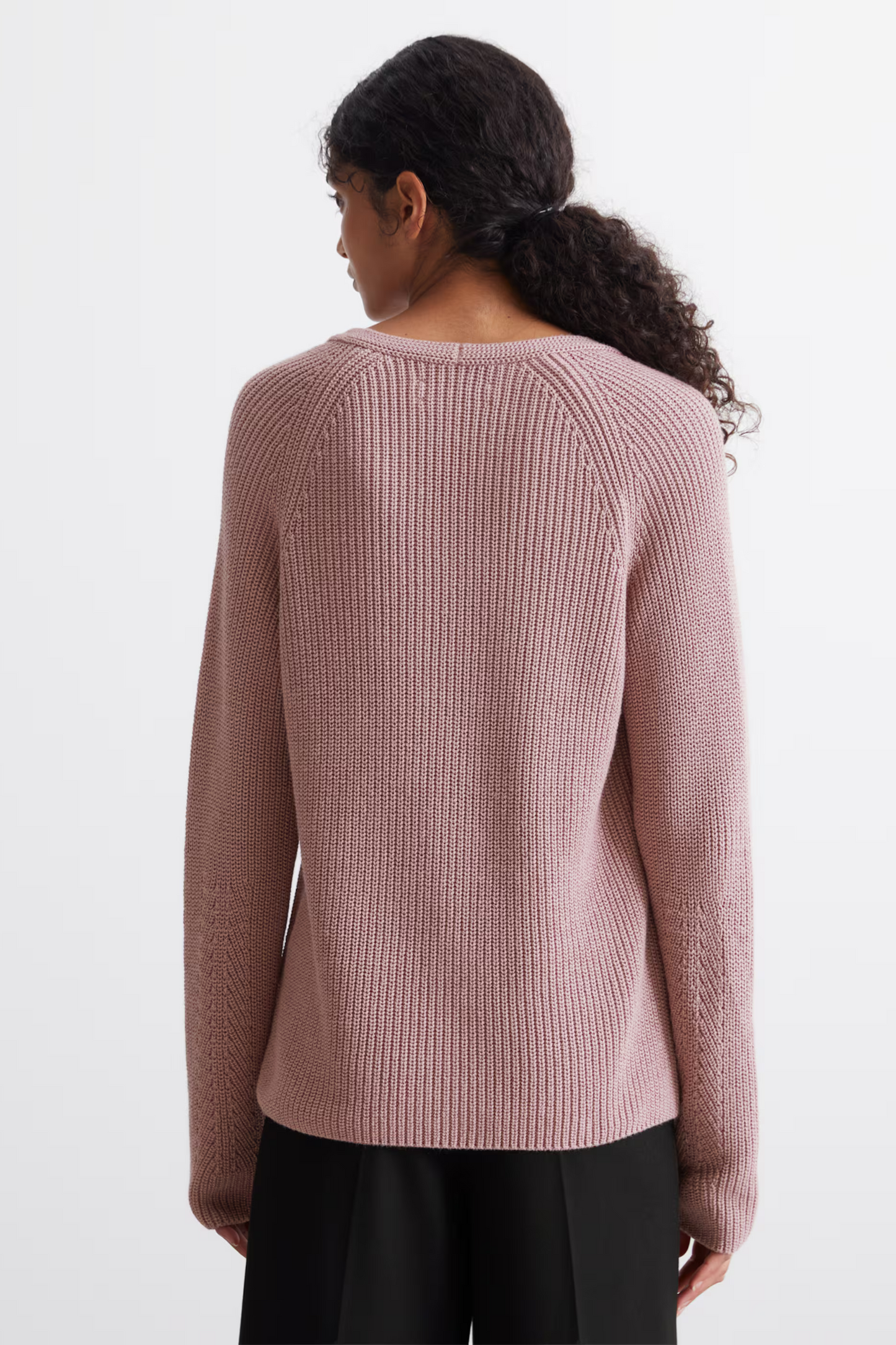 Dark Mauve Organic Cotton Jumper