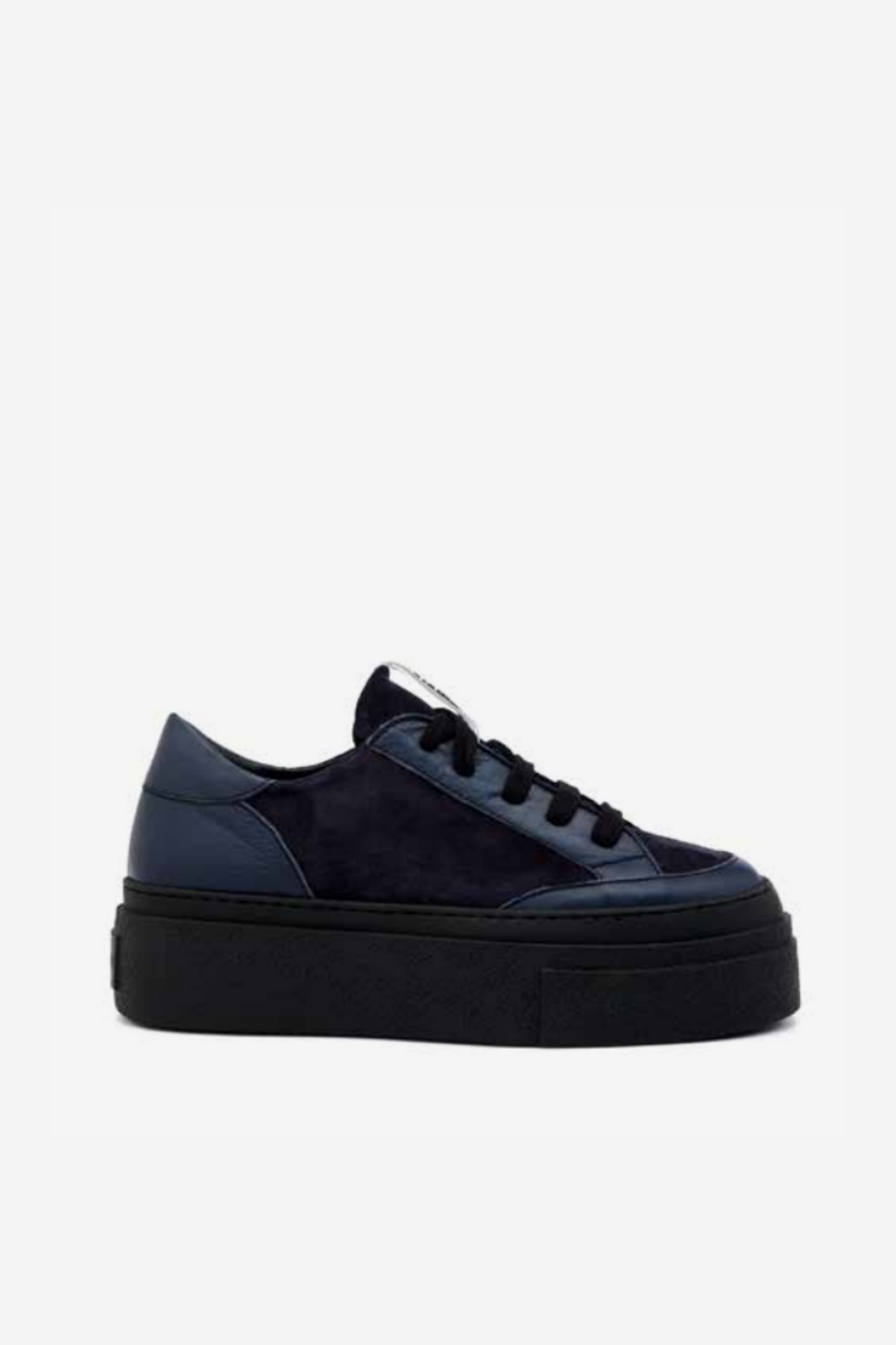 Margy Suede Navy Trainer by Andia Fora - IZAR