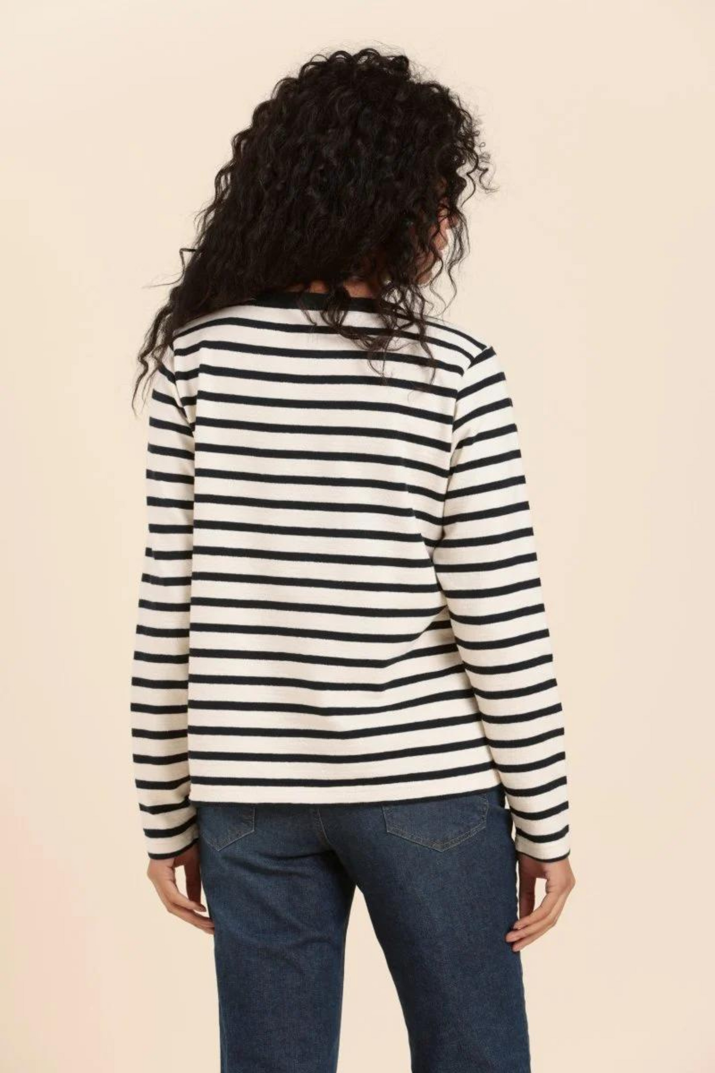 Mat De Misaine - Myra Stripe Navy Top