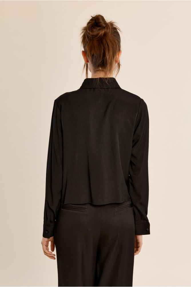 Molly Bracken - Black Embroidered Blouse