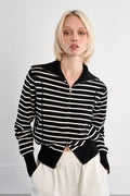 Molly Bracken - Stripe Zip Jumper