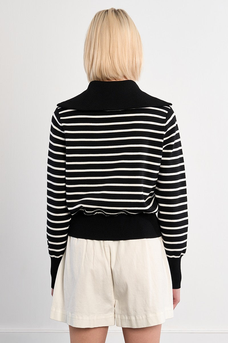 Molly Bracken - Stripe Zip Jumper