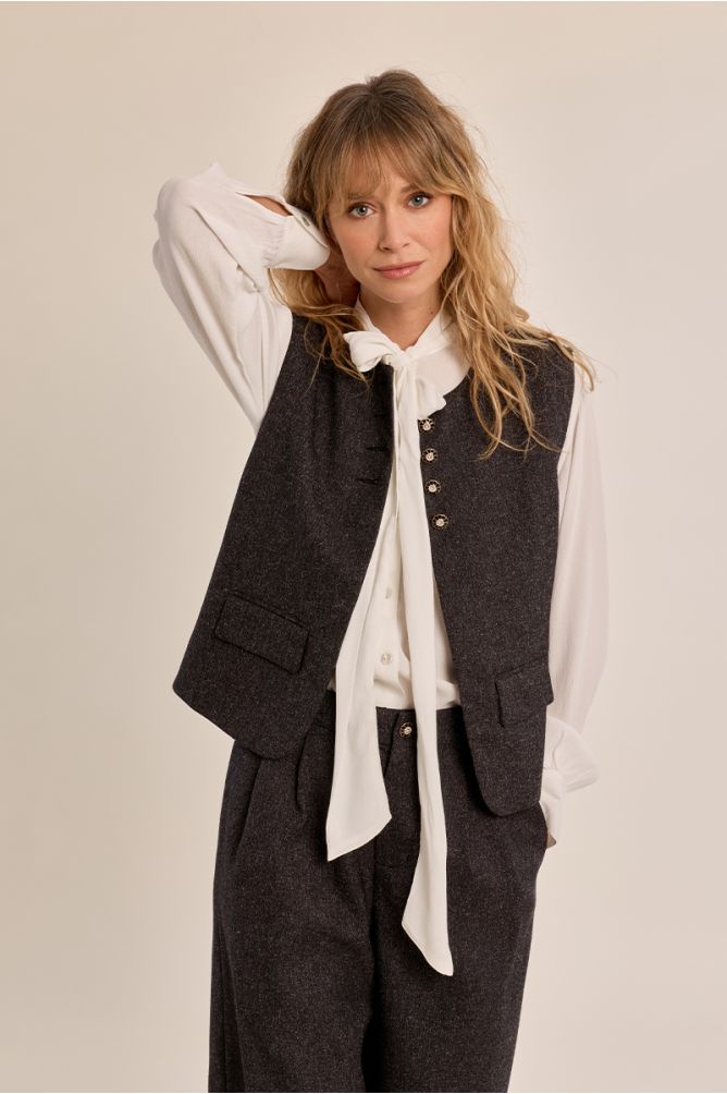 Molly Bracken - Button Detailed Waistcoat