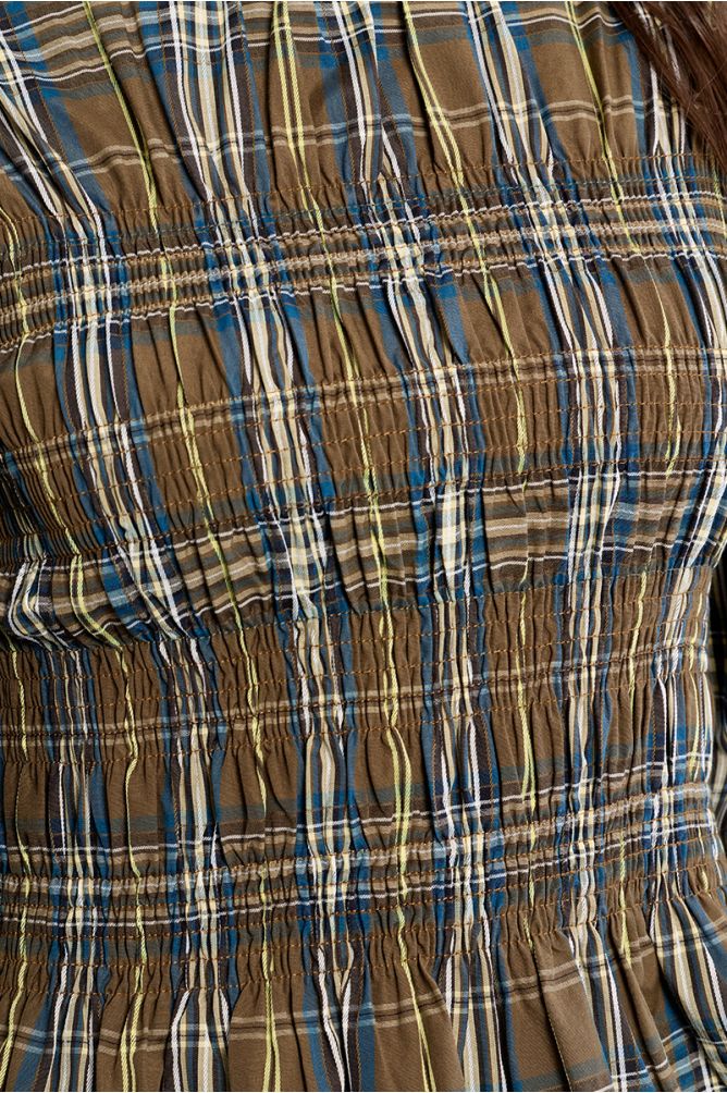 Molly Bracken - Cotton Check Poplin Shirt