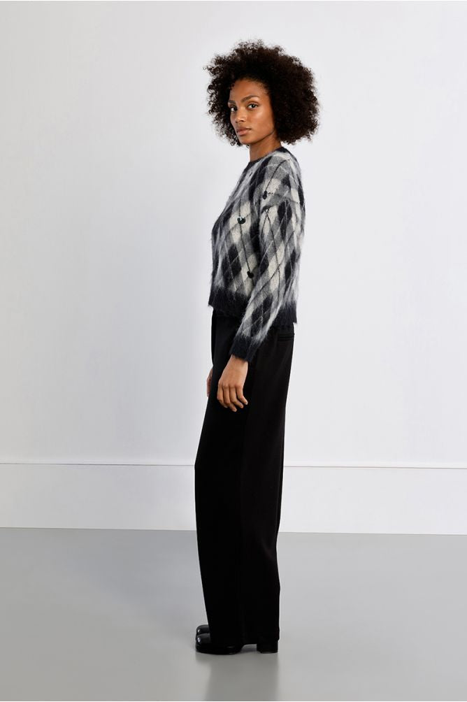 Molly Bracken - Diamond Check Knit