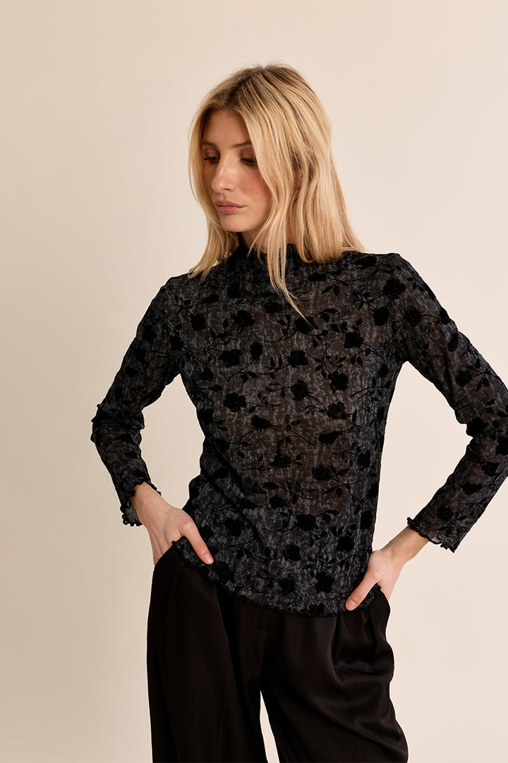 Molly Bracken - Embroidery Floral Top