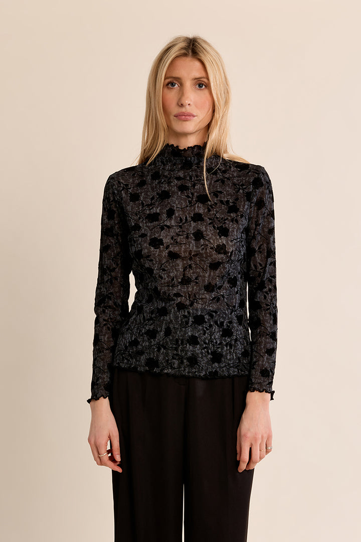 Molly Bracken - Embroidery Floral Top