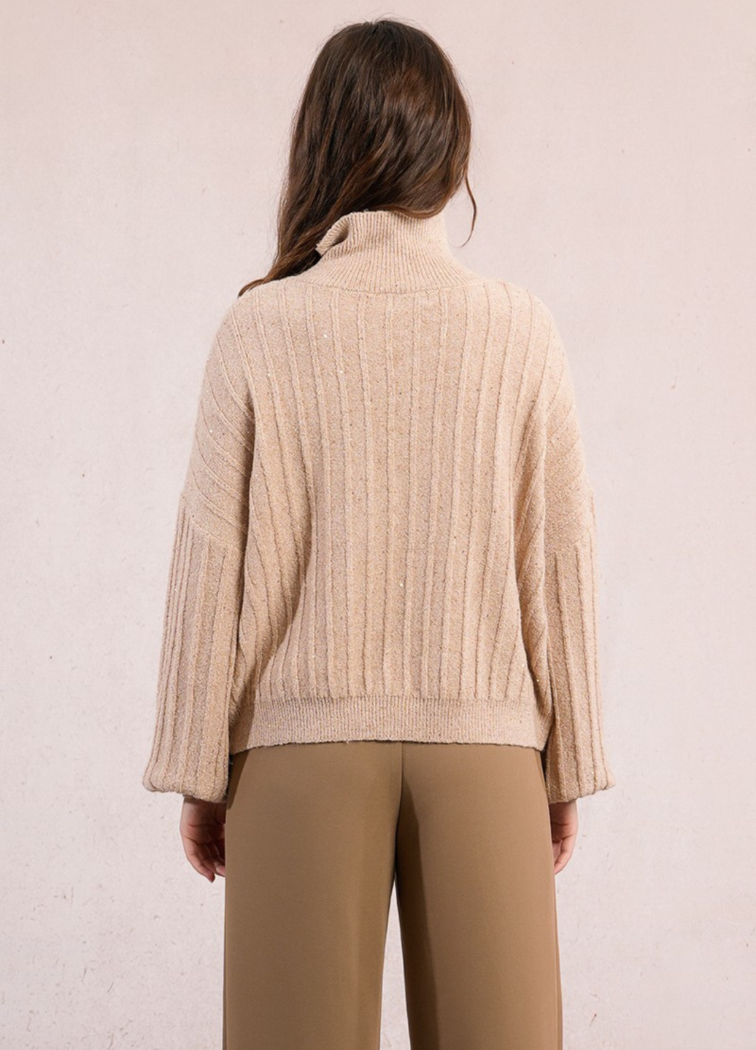 Molly Bracken - Glitz Beige Jumper