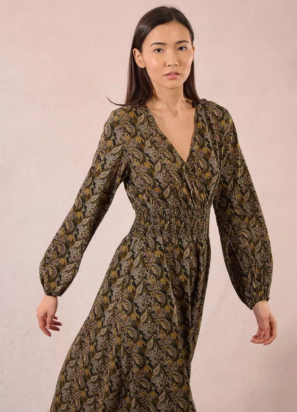 Molly Bracken - Khaki Floral Dress