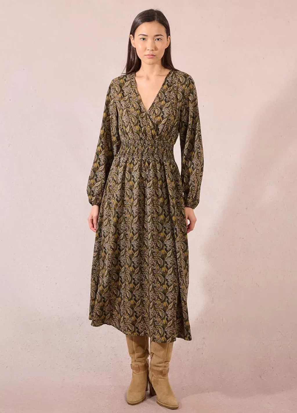Molly Bracken - Khaki Floral Dress