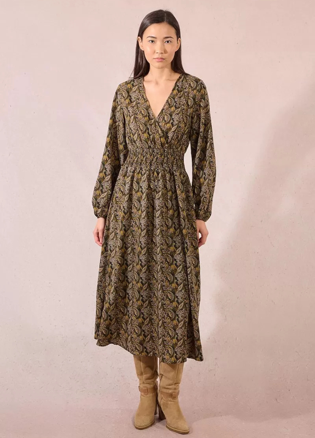 Molly Bracken - Khaki Floral Dress