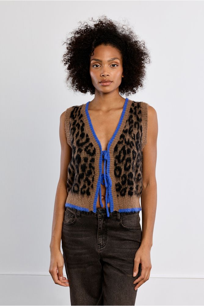 Molly Bracken - Leo Print Waistcoat