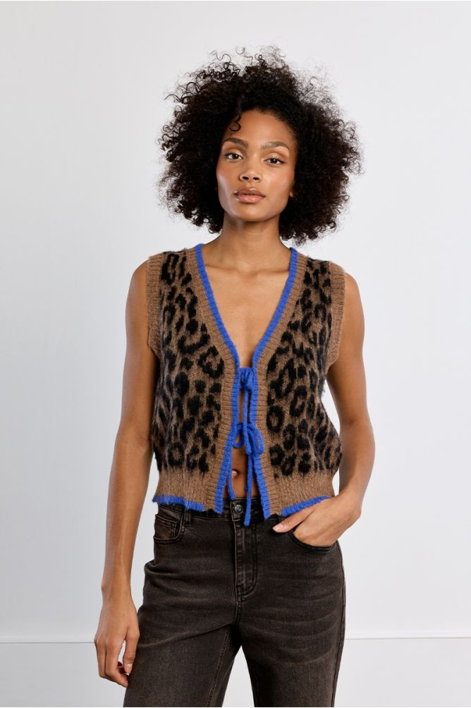 Molly Bracken - Leo Print Waistcoat