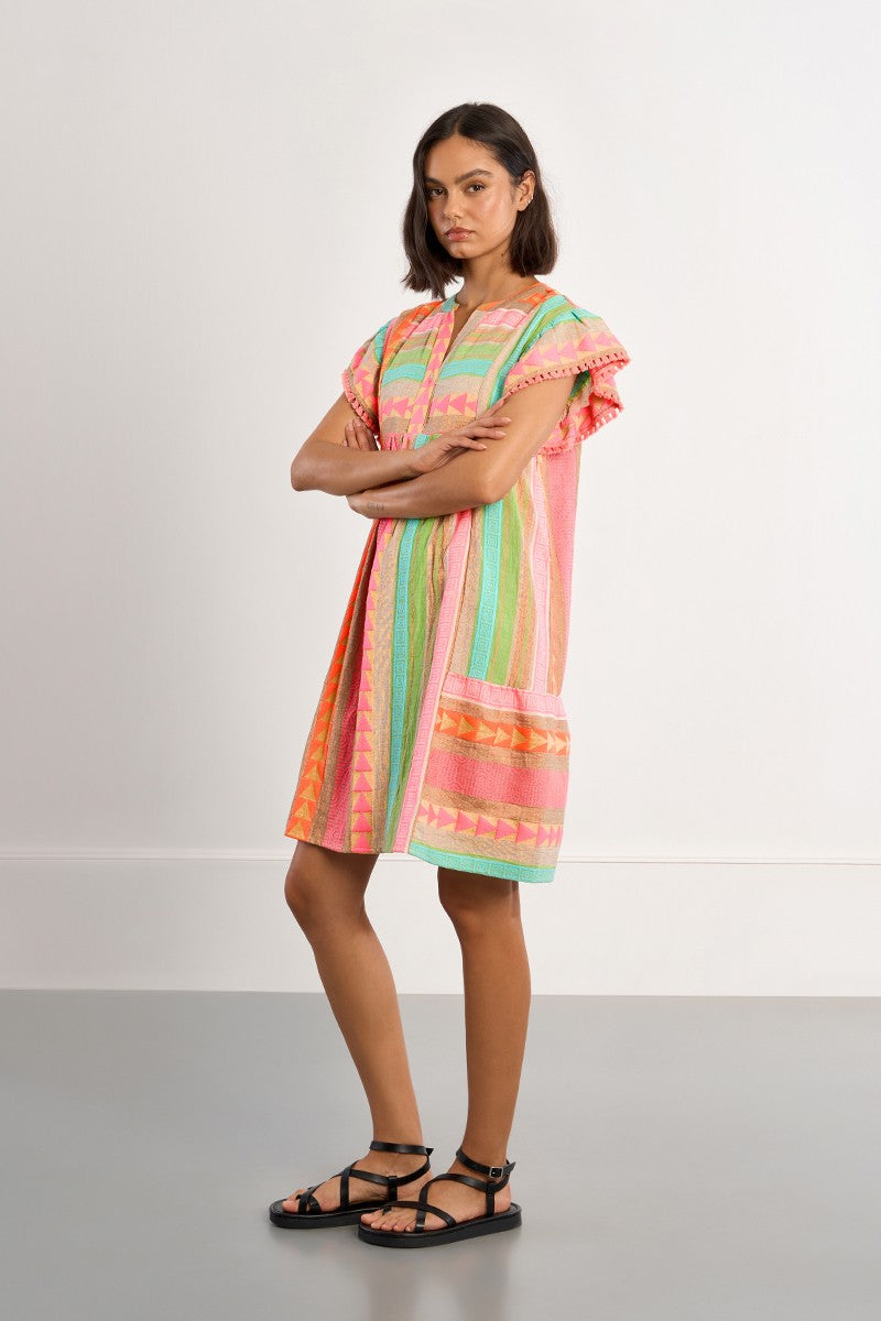Molly Bracken - Multi Colour Kaftan Dress
