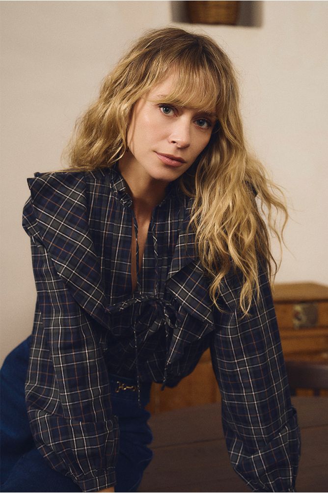 Molly Bracken - Plaid Blouse