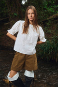 Molly Bracken - Ruffe Embroidered Blouse