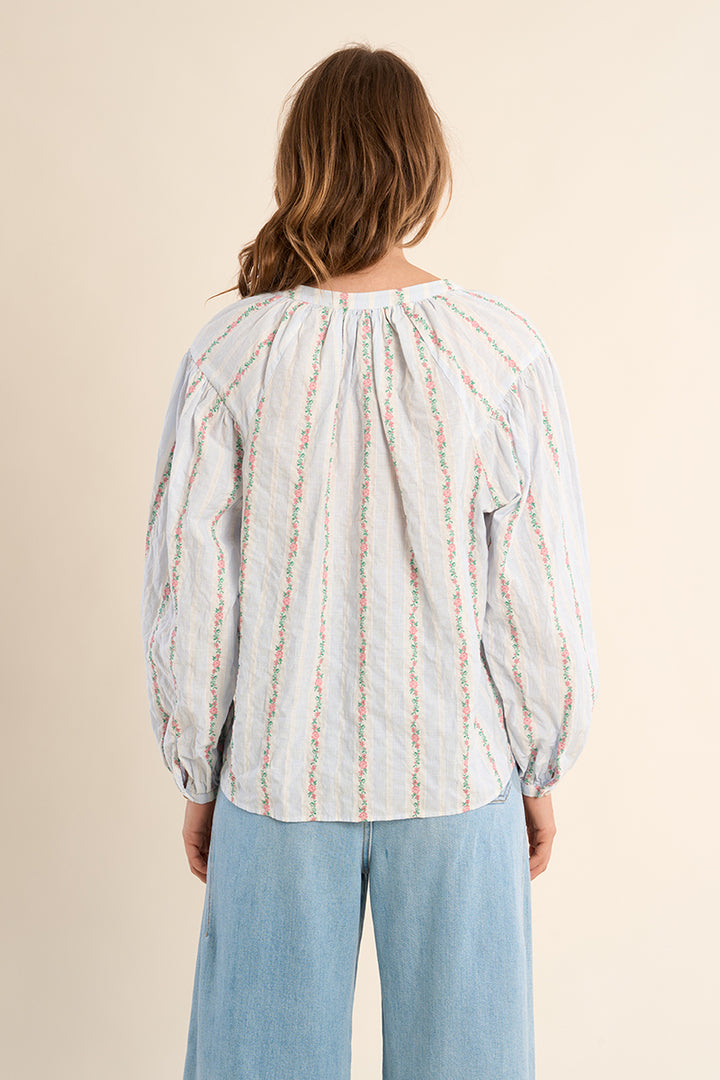 Molly Bracken - Rose Pattern Blouse