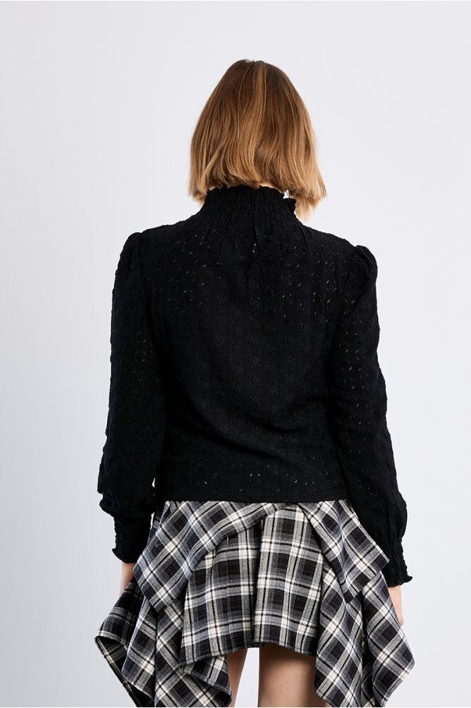 Molly Bracken - Rushed Black Blouse