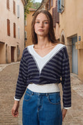 Molly Bracken - V Knitted Top