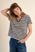 Molly Bracken - V Neck Stripe T-Shirt