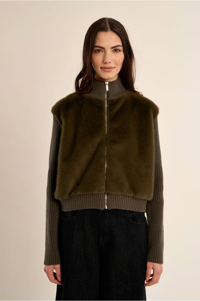 Molly Bracken - Zip Khaki Jacket