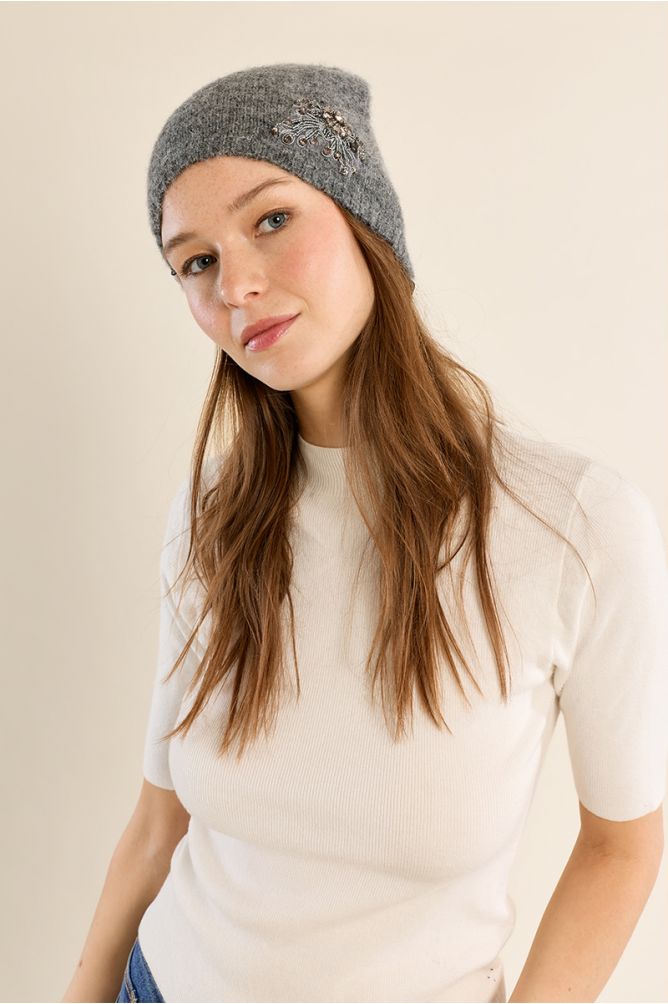 Molly Bracken - Embroidered Flower Hat