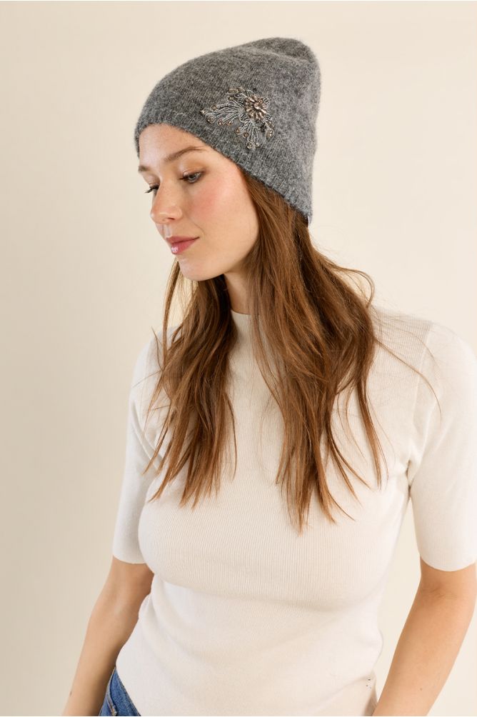 Molly Bracken - Embroidered Flower Hat