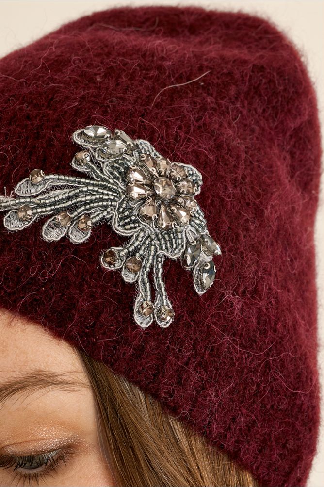 Molly Bracken - Embroidered Flower Hat