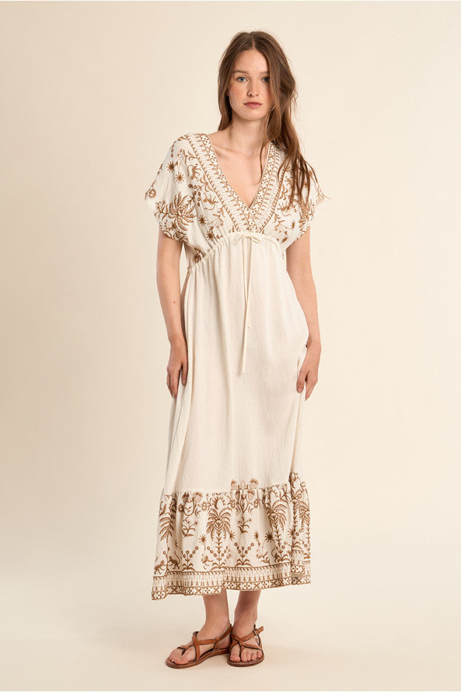 Molly Bracken - Long Embroidered Dress