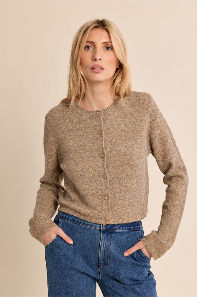 Molly Bracken - Camel Knitted Cardigan