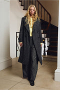 Molly Bracken - Long Herringbone Coat