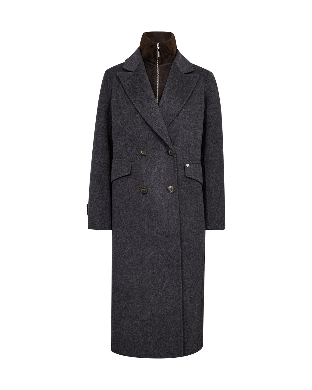Mos Mosh - Alva Loisa Mock Neck Coat