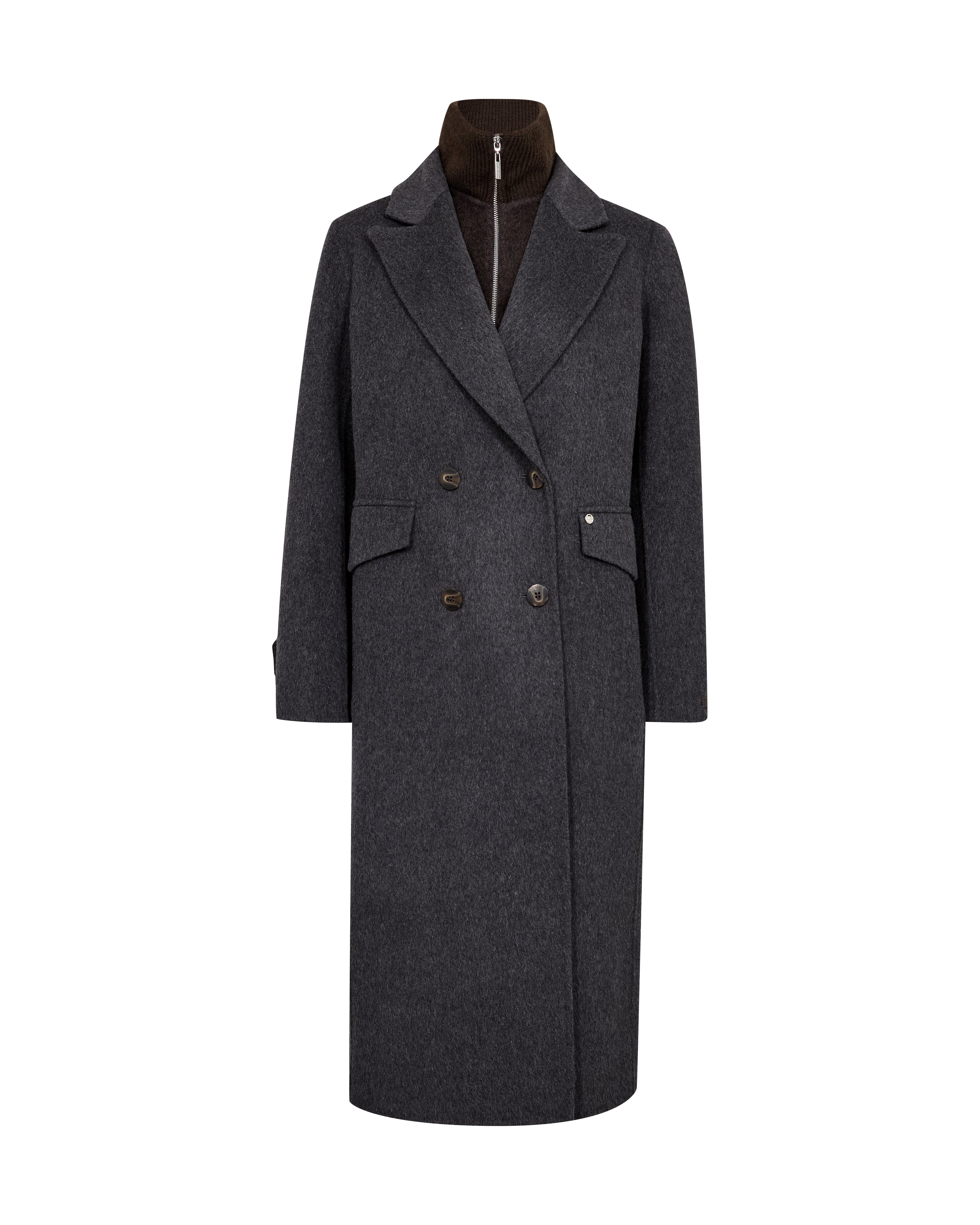 Mos Mosh - Alva Loisa Mock Neck Coat