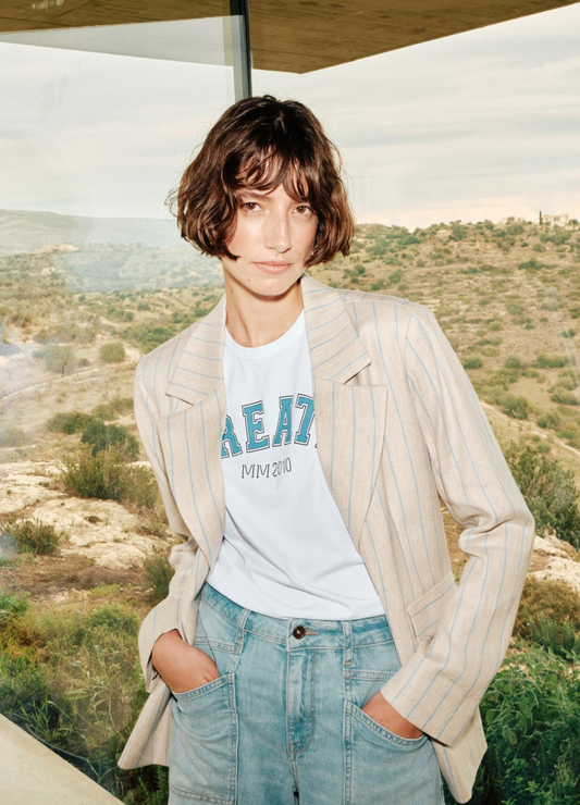 Mos Mosh - Celli O-SS Blue Tee