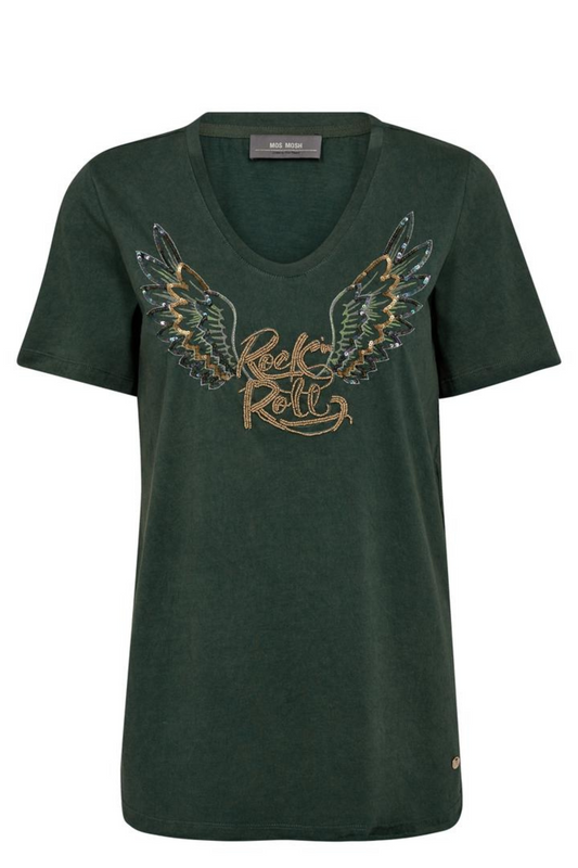 Mos Mosh - Faye Dark Pine Tee