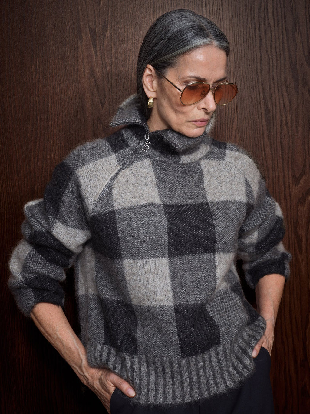 Mos Mosh - Maija Check Knit
