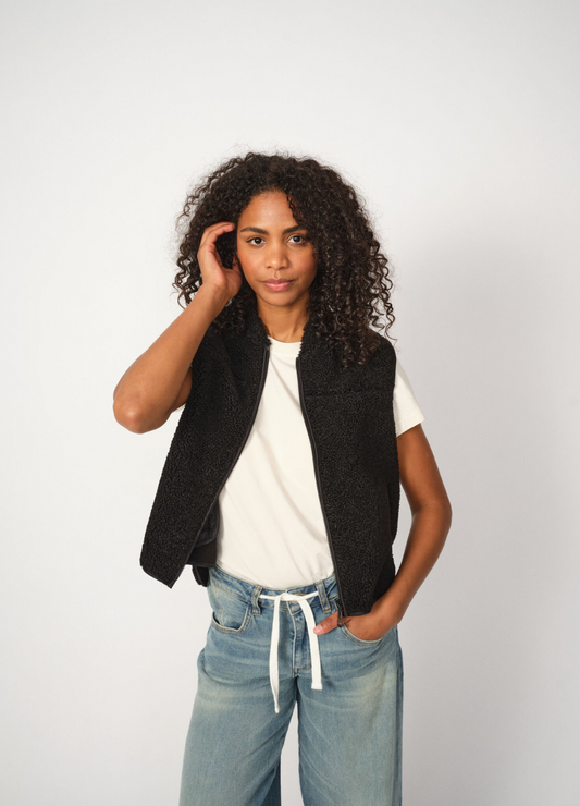 Mos Mosh - c Down Vest- Black
