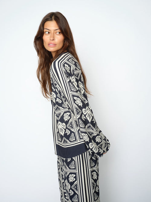 Mos Mosh - Milkey Linocut Blouse
