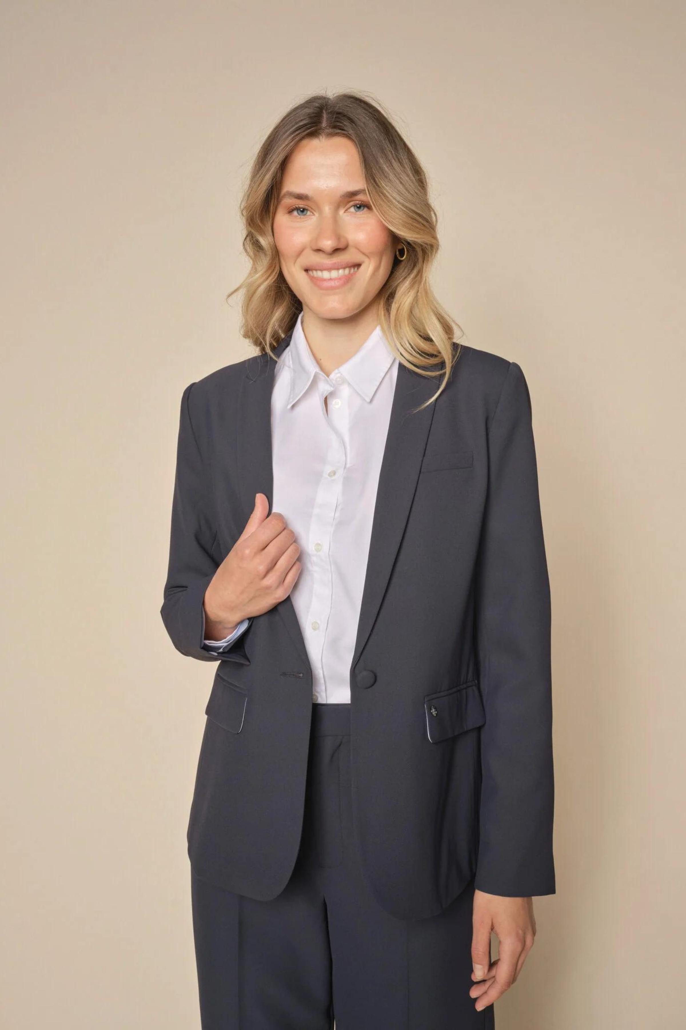 Mos Mosh- Phoebe Miley Navy Blazer
