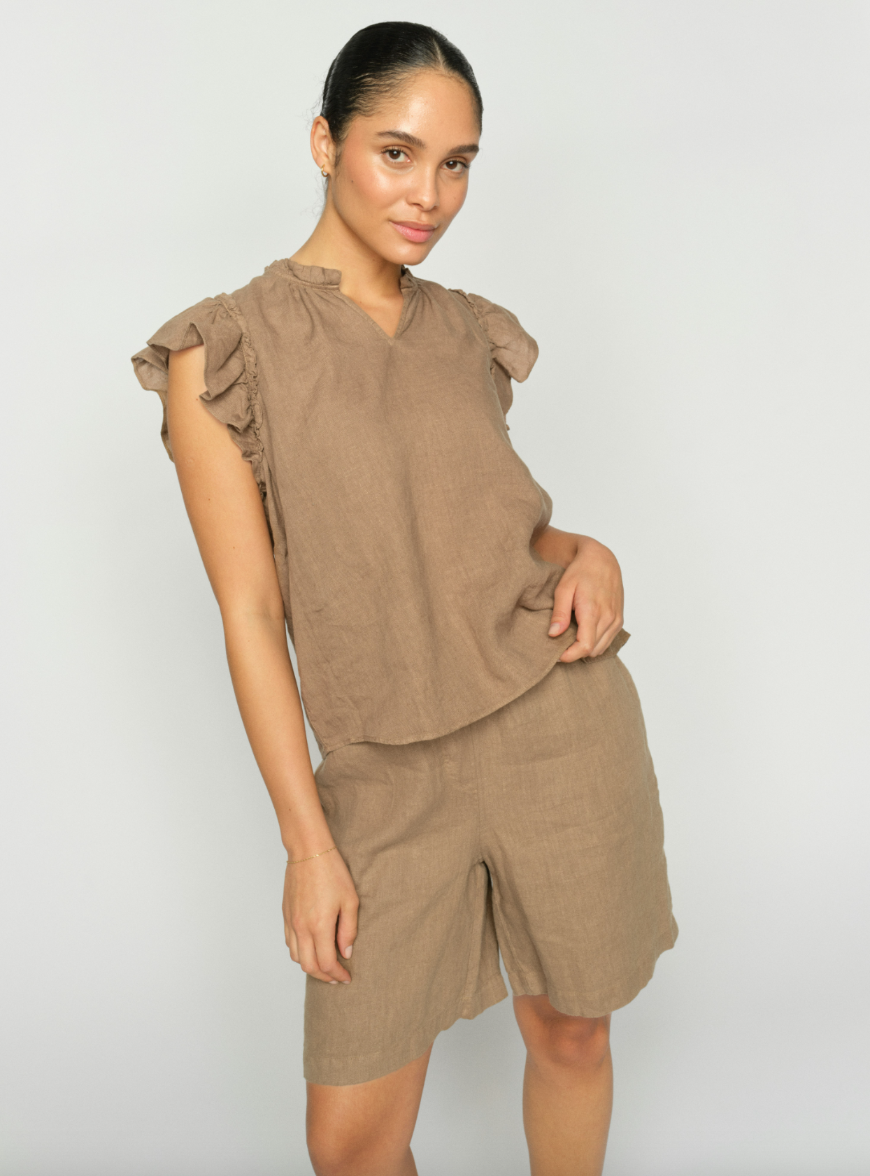Mos Mosh - Tea Linen Blouse